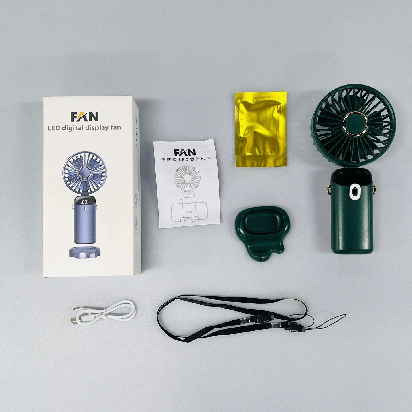 Ventilator Portabil cu 5 Viteze și USB - Mic. Puternic. Răcoritor.