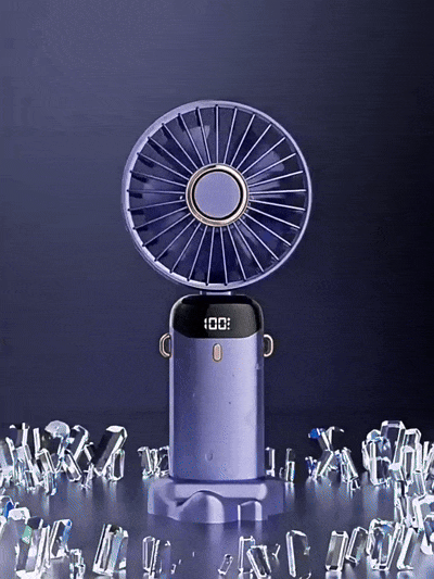 Ventilator Portabil cu 5 Viteze și USB - Mic. Puternic. Răcoritor.