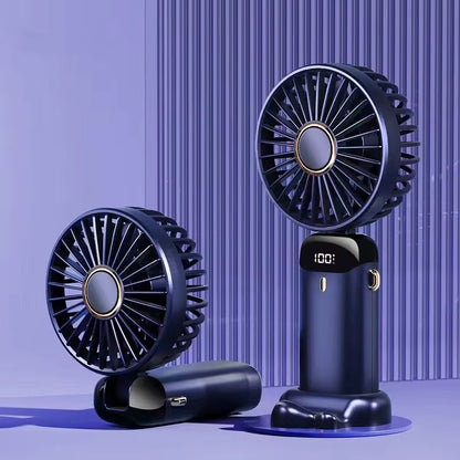 Ventilator Portabil cu 5 Viteze și USB - Mic. Puternic. Răcoritor.