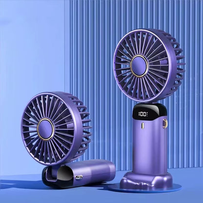 Ventilator Portabil cu 5 Viteze și USB - Mic. Puternic. Răcoritor.